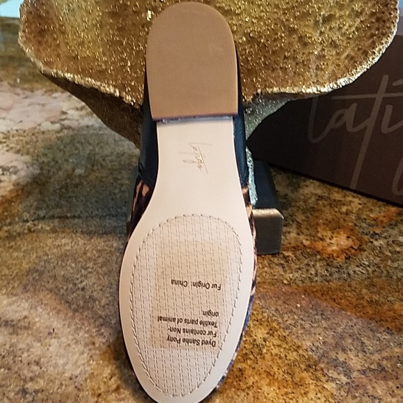 LATIGO Leopard Calf Hair/Leather Loafers NEW! - Picture 7 of 8